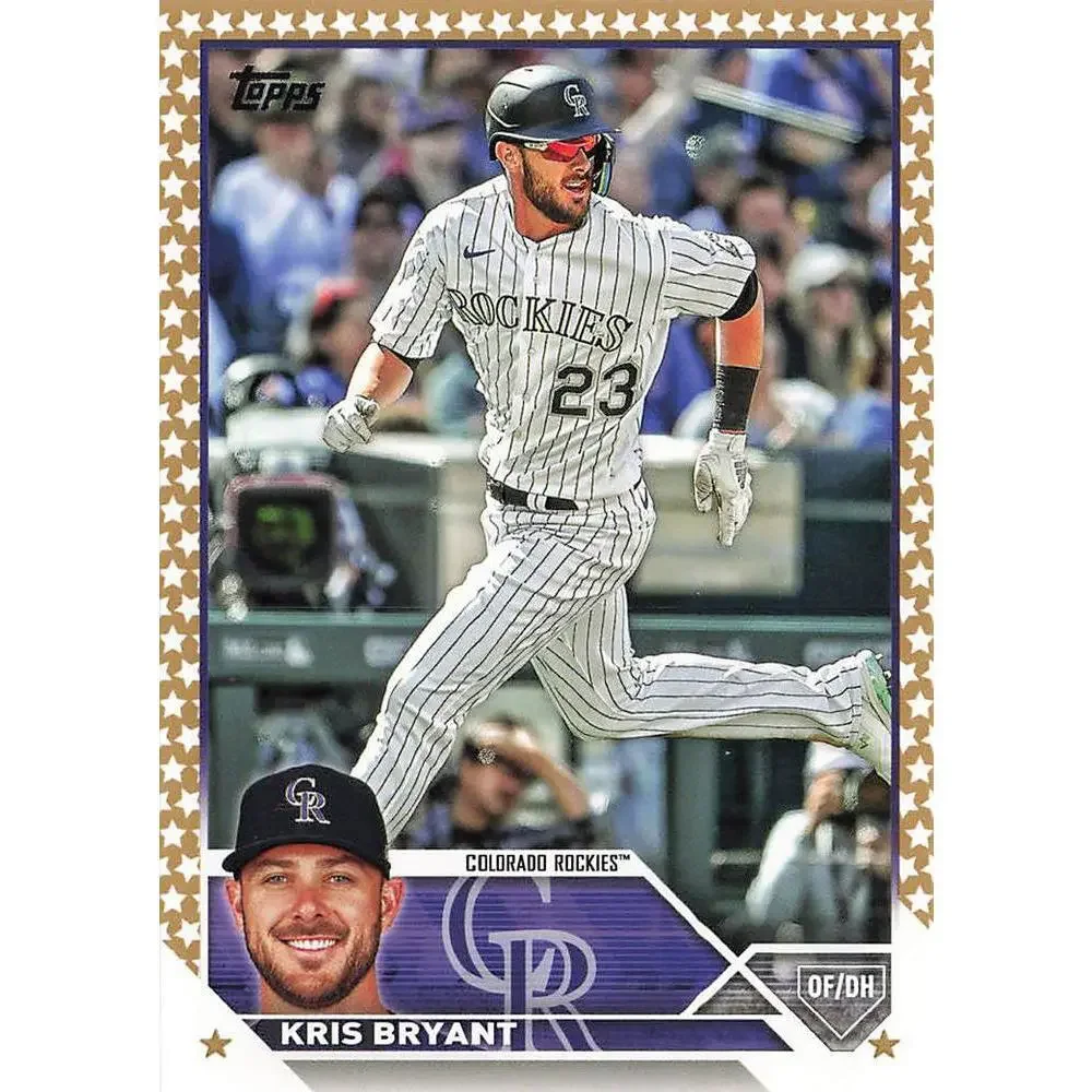 2023 Topps Gold Star Kris Bryant #158 Colorado Rockies